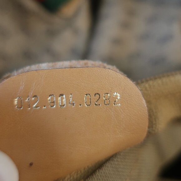 Authentic Women Gucci Micro GG Neutral Beige Web Canvas Leather Micro Duffle Bag - Picture 7 of 16